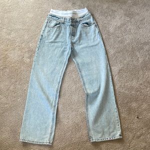 Alexander Wang Brief Layered Jeans